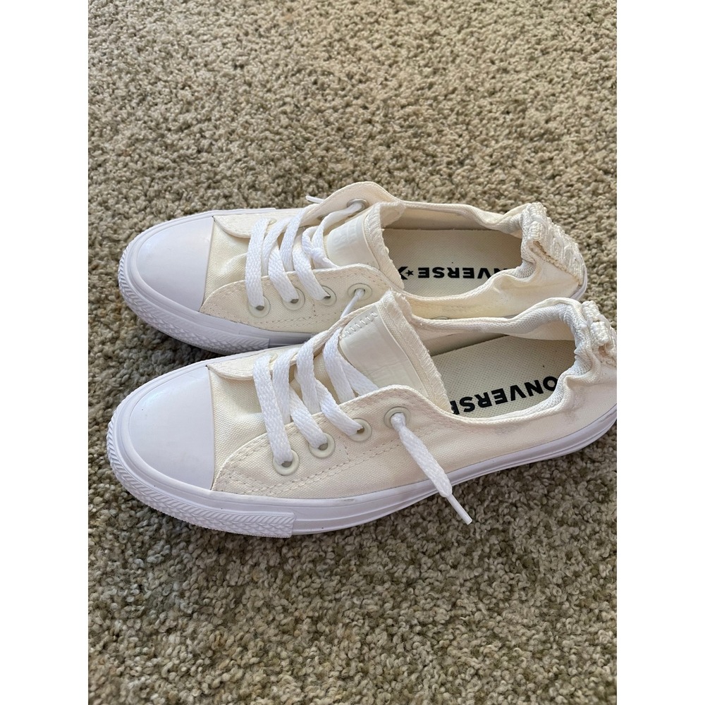 Converse Chuck Taylor All Star Shoreline Slip On Cream Women sneakers casual 6